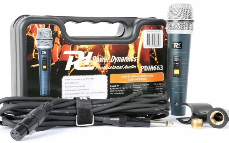 Microfono Mano Dinamico PD PDM663
