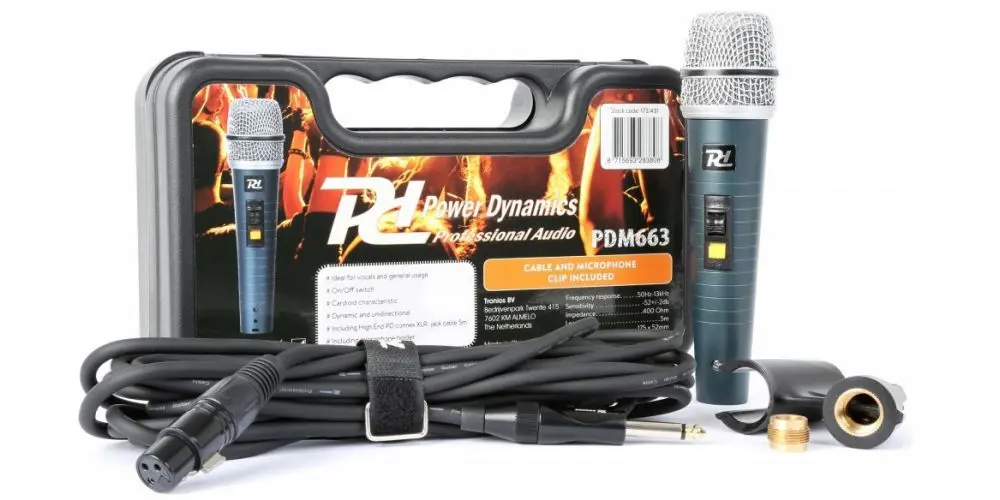 Microfono Mano Dinamico PD PDM663