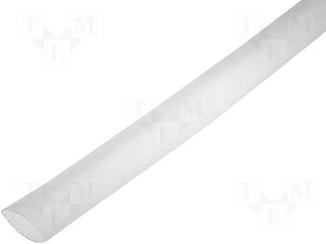 Tubo termorretractil  2,4mm TRANSPARENTE longitud 1m