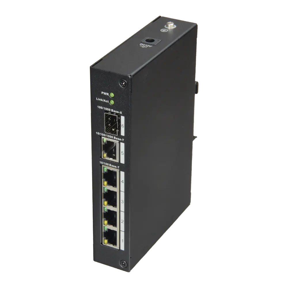 Switch DIN Ethernet 4P+1P RJ45 +SFP X-SECURITY
