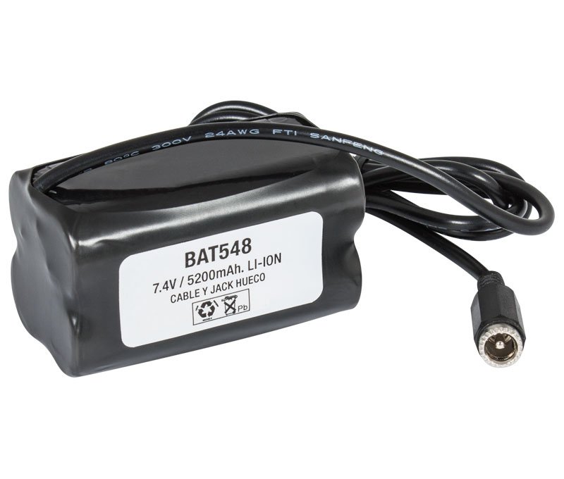 Bateria Litio 7,4Vdc 4800mA 4x 18650 Bicicleta