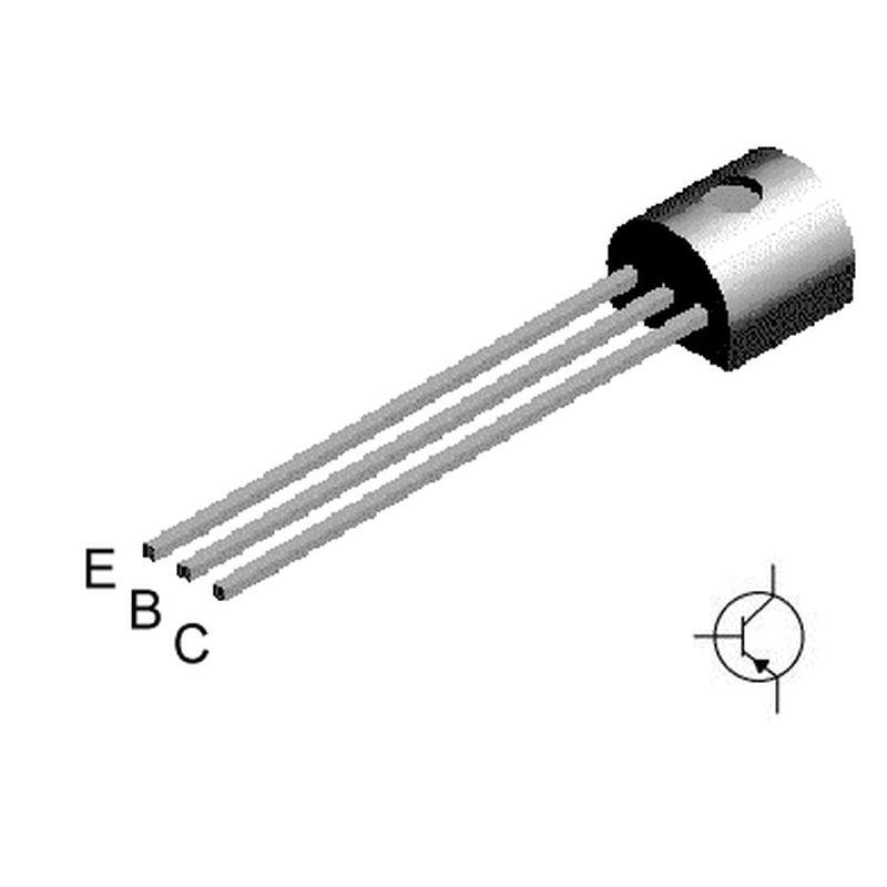 Transistor PNP 30V 100mA 500mW TO92  BC559C