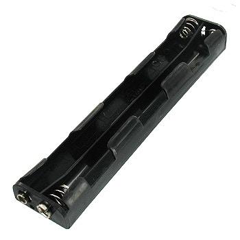 Portapilas R06x6 con Broche   6 pilas AA