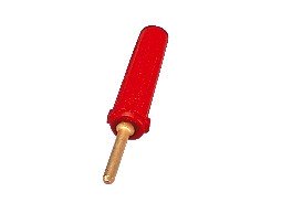 Banana Macho 2mm color ROJO 6A/60Vdc