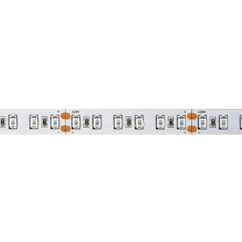 Tira LED AMBAR 24V 18W/m IP20 120LED/m 5m