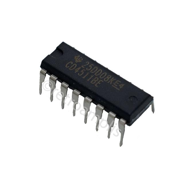 CD4511BE Circuito Integrado DIP16