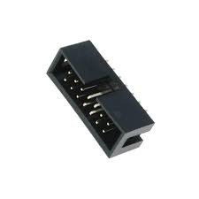 Conector Macho Recto Doble Fila 14Pin Raster contactos 2,54mm