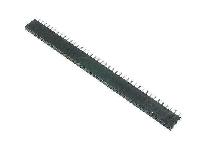 Tira poste Hembra 40pin paso 2,54mm Recto