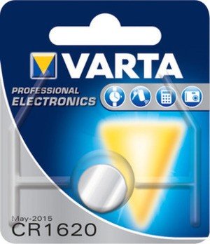 Pila Litio CR1620 VARTA 3Vdc 70mA (Blister 1 Pila)