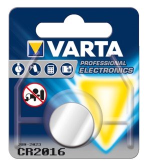 Pila Litio CR2016  3Vdc 95mA VARTA 6016112401