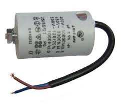 Condensador Motor 2uF 450Vac 40x72mm CABLES + torno M8