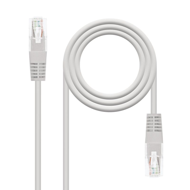 Latiguillo RJ45 Cat6 UTP CU 25m GRIS NANOCABLE