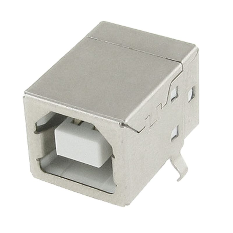 Conector Base Hembra USB B Acodado 90Âº Cto. Impreso