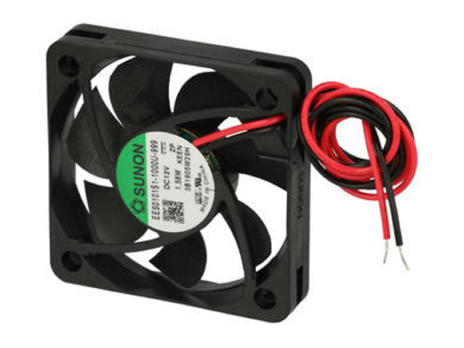 Ventilador 12Vdc 50x50x10mm 1,58W 2 Cables Friccion
