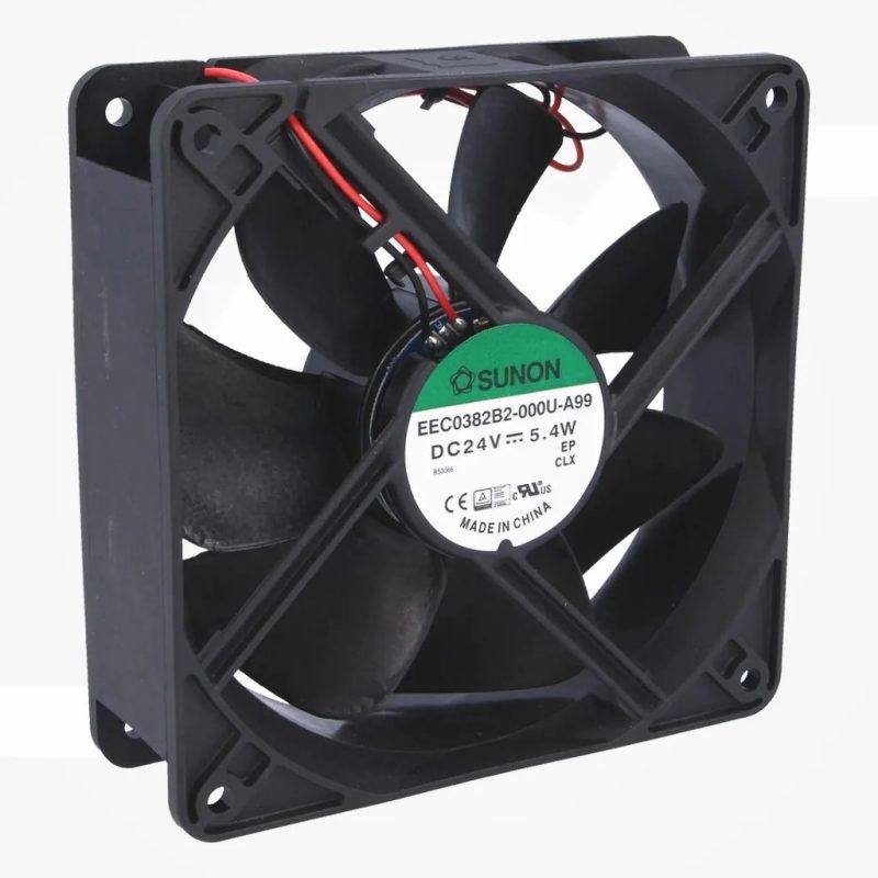 Ventilador 24Vdc 120X120X38mm 5,4W 2 Cables BOLAS