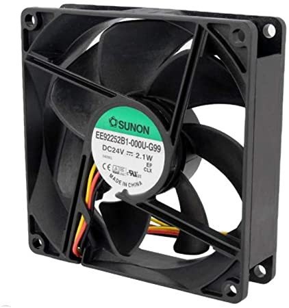 Ventilador 24Vdc 92x92x25mm 2,1W 3 Cables BOLAS
