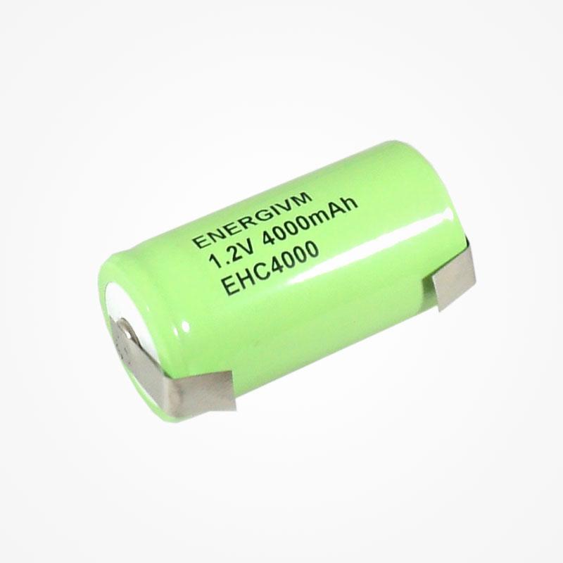 Bateria Ni-Mh C/R14 1,2V 4000mA Terminales Soldar