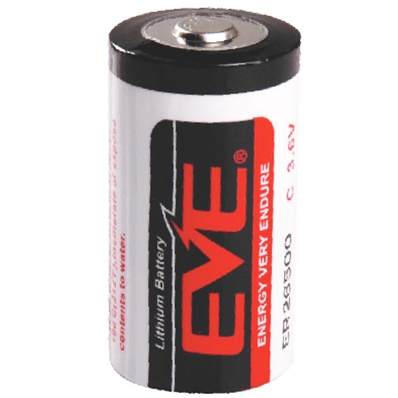 Pila Litio C-R14 3,6V 8500mAh 26x50mm EVE ER26500