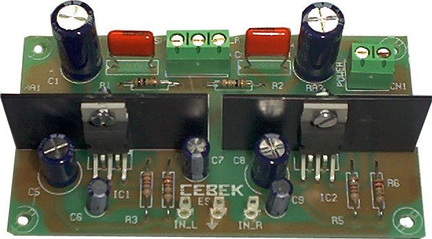 Etapa Potencia Stereo 5W 12Vdc  E-S2 Cebek