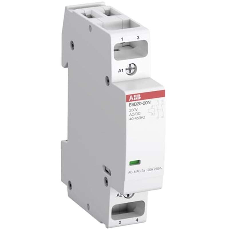 Contactor 20Amp 230V 2 ctos. Abiertos NAX2 ABB