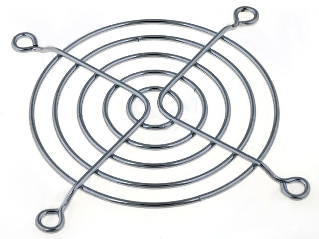 Rejilla Ventilador Metalica 80x80mm KLGM080