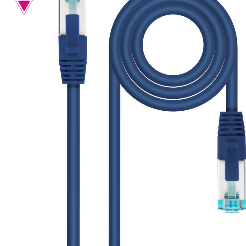 Latiguillo RJ45 Cat7 S/FTP CU 2m AZUL NANOCABLE