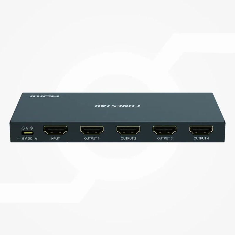 Distribuidor HDMI 2.0 4K@60 1×4 EDID FONESTAR FO-22S4ED