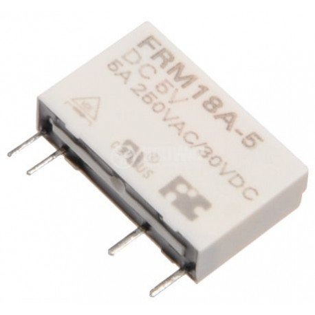 Rele 12Vdc 5Amp 1Cto Abierto en Reposo 20×12,x5mm