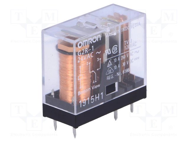 RELE 24Vac 1 Cto Conmutado 10A/250Vac OMRON