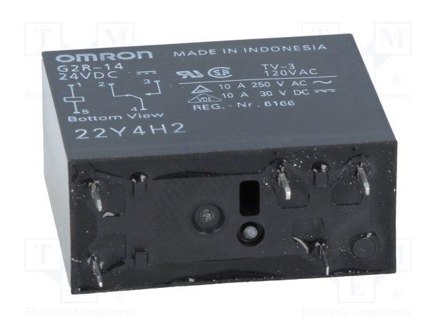 Rele 24Vdc 1Cto. Conmutado 8A/250Vac OMRON
