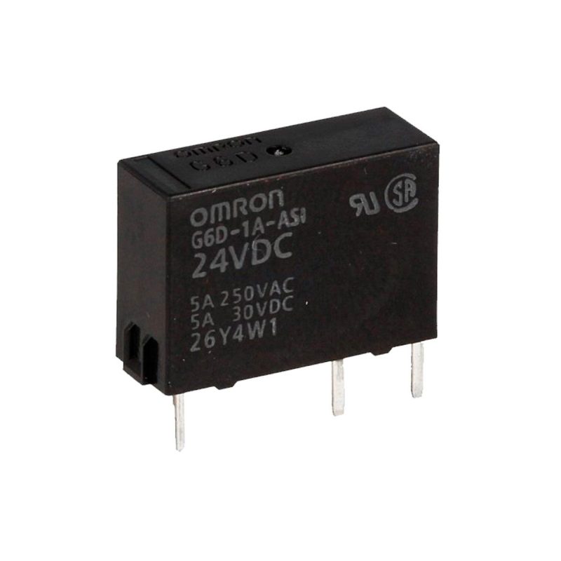 RELE 24Vdc, 1Cto 5A/250Vac Abierto Reposo (NO) OMRON