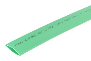 Tubo TermorretrÃ¡ctil 40mm VERDE longitud 1m