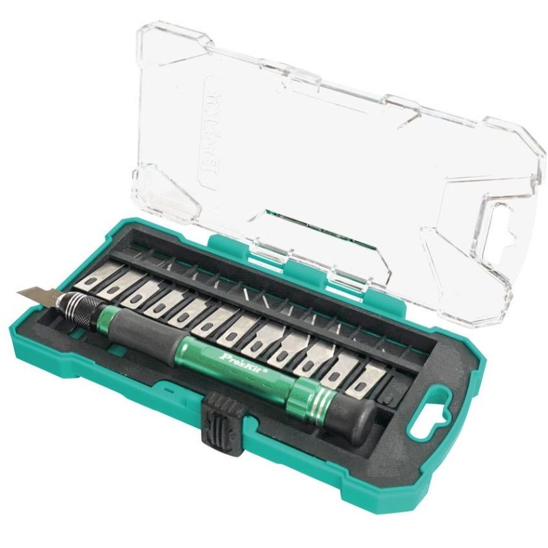 Estuche Cutters Aluminio 13 Cuchillas