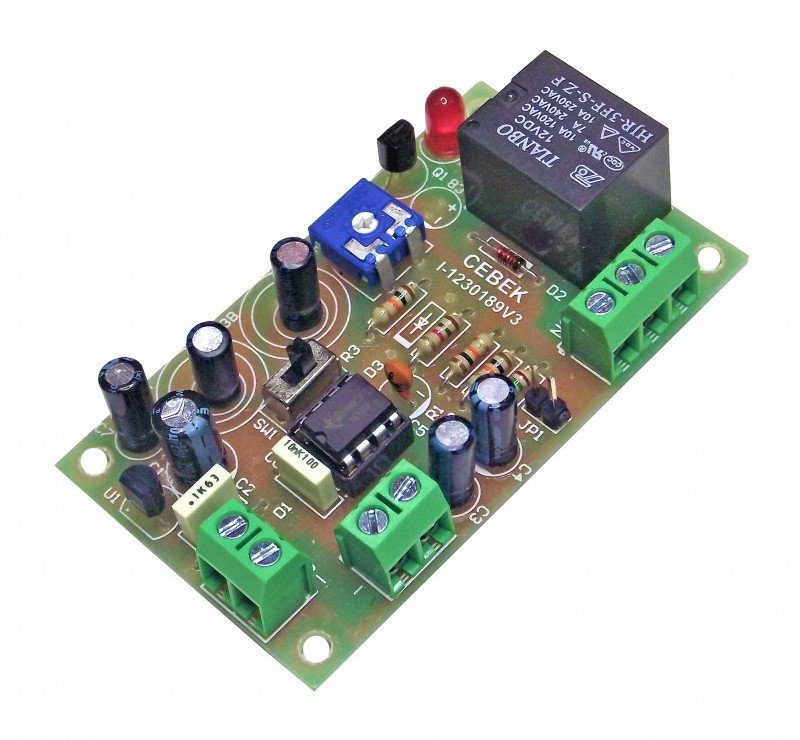 Temporizador Universal 12VDC 1s-3min. I1 Cebek
