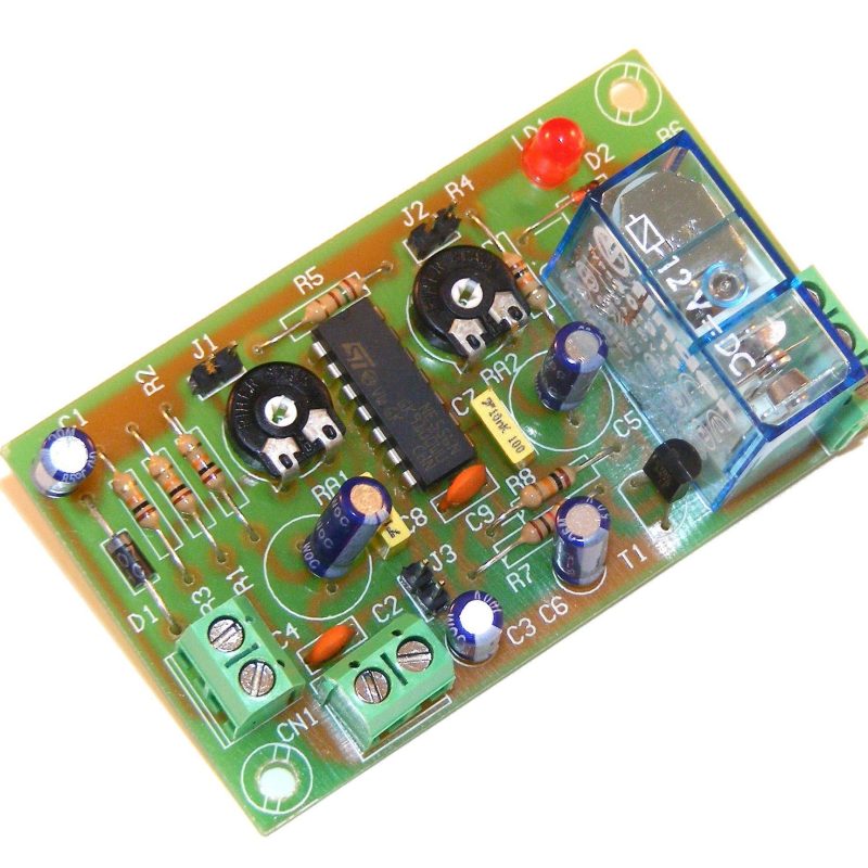 Temporizador retardador 12V de 1 segundo a 3 minutos  I-33 Cebek
