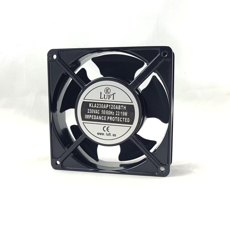 Ventilador 230Vac 120x120x38mm 19W 2 Terminales BOLAS