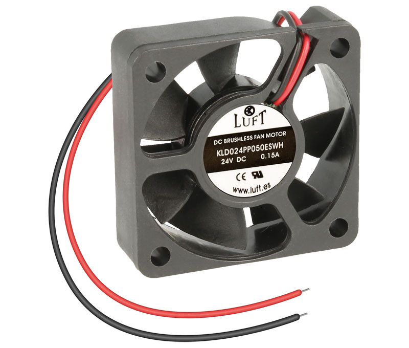 Ventilador 24Vdc 50x50x15mm 4,56W 2 Cables Friccion