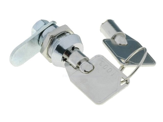 Cerradura Mecanica 2 posiciones 12mm (distinta llave)