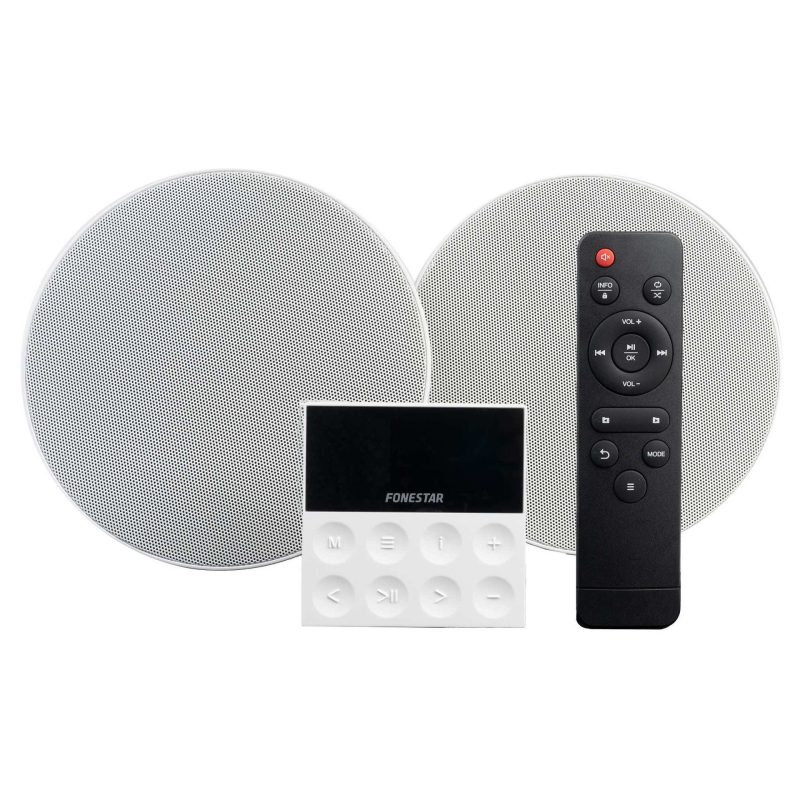 Kit Sonido Empotrar Techo BT/USB/FM FONESTAR KS-WALL