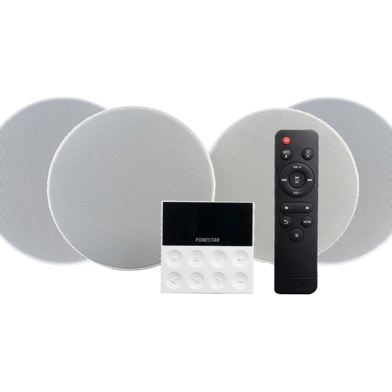Kit Sonido Empotrar Techo BT/USB/FM FONESTAR KS-WALL