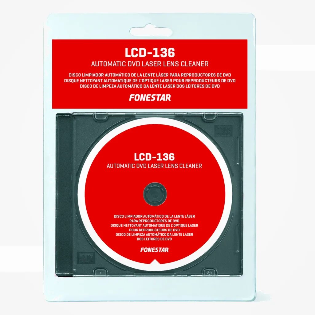 DVD limpiador lente laser FONESTAR