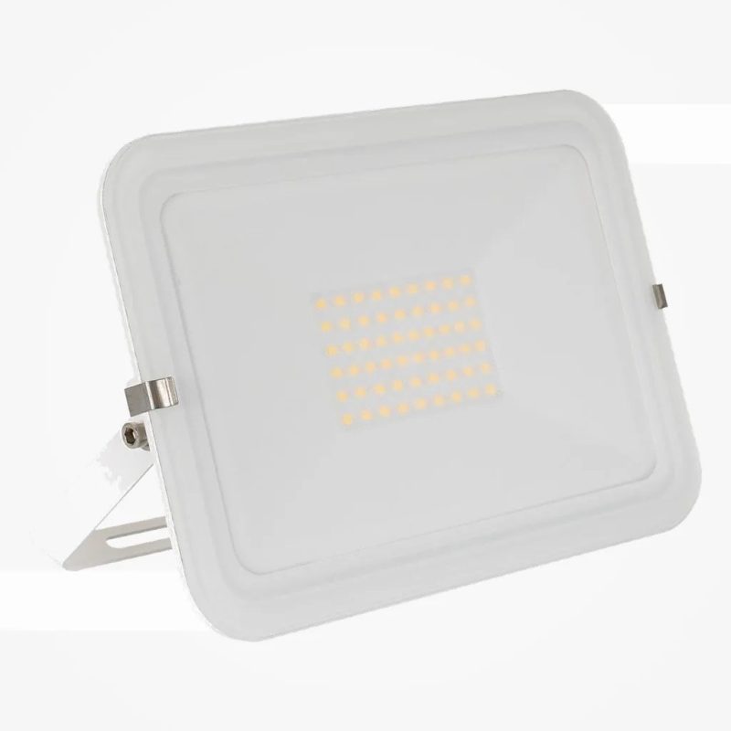 Foco Proyector LED 50W 120 lm/W IP65 Slim Cristal Blanco