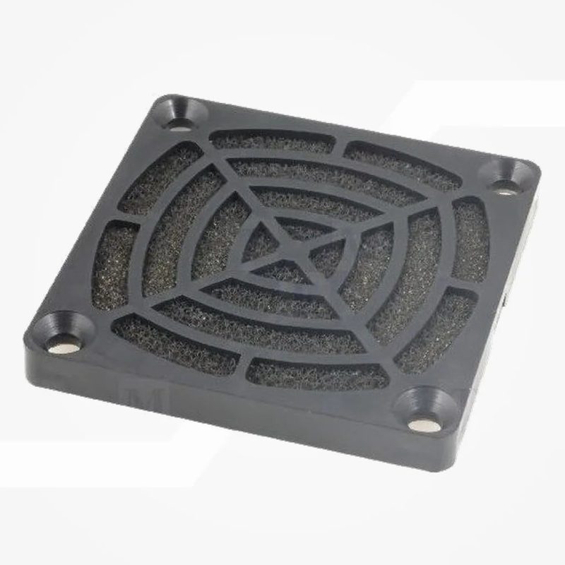 Protección plástico 60x60mm clip,tornillo con filtro 45ppi