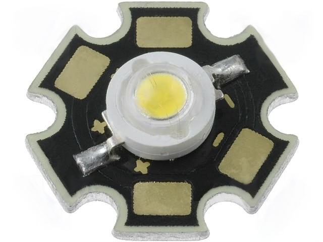 Diodo Led Potencia 1W CALIDO 3Vdc 90lm 120º