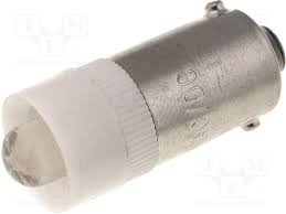 Bombilla LED 24Vdc/24Vac BA9s Luz Blanca