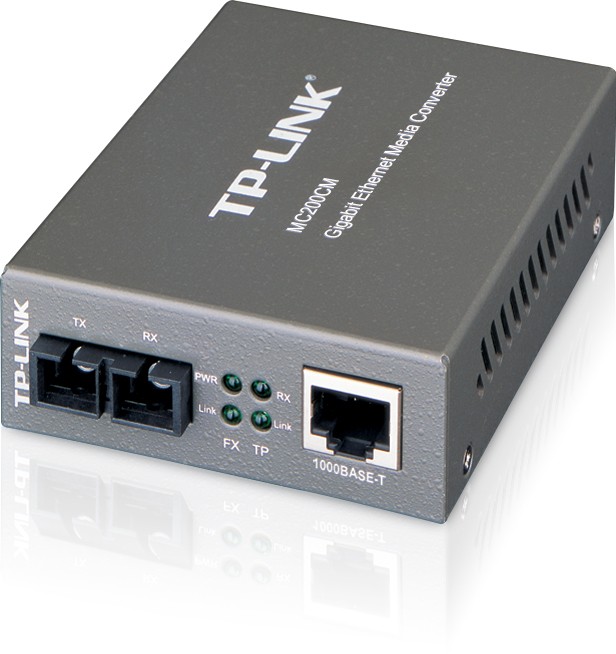Convertidor de medios SC RJ45 Gigabit Multimodo