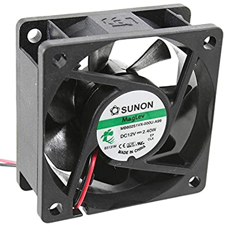 Ventilador 12V 60x60x25mm 1,56W 2 Cables VAPO