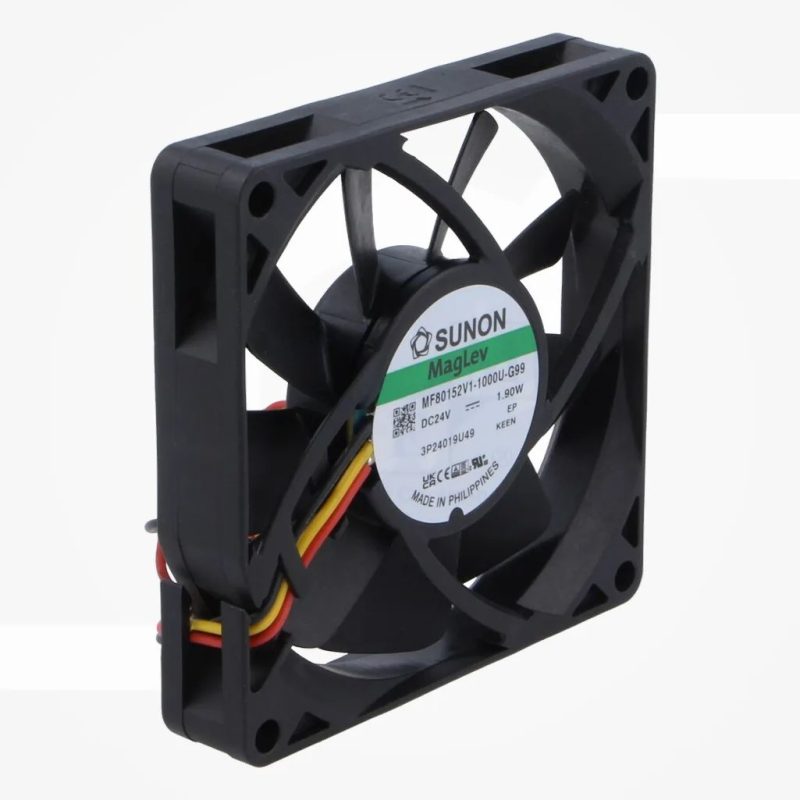 Ventilador DC axiales 24VDC 80x80x15mm 32,9dBA Vapo