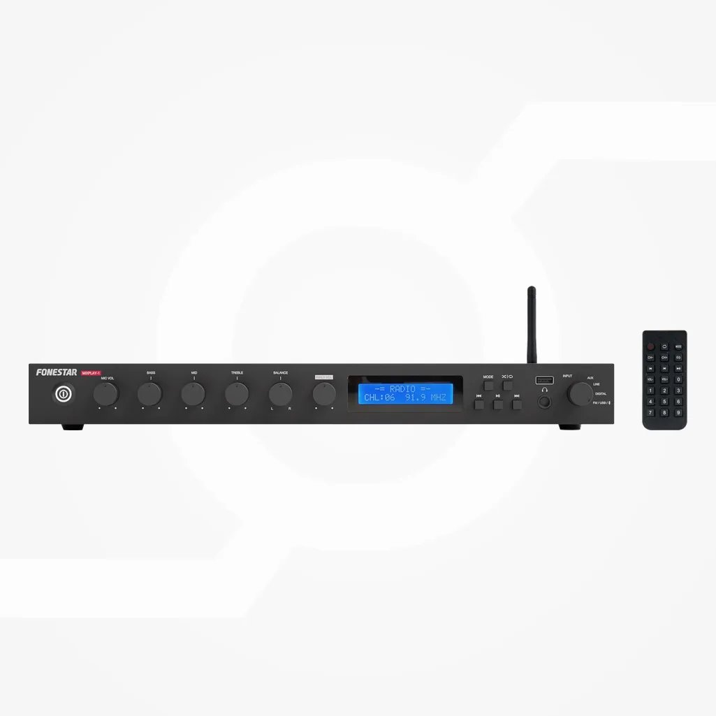 Reproductor BT/USB/FM Grabador Mezclador FONESTAR MIXPLAY-1