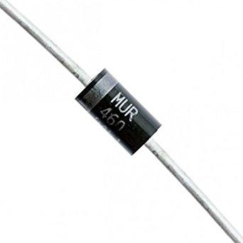 Diodo Rectificador 600V 4Amp DO201 MUR460L